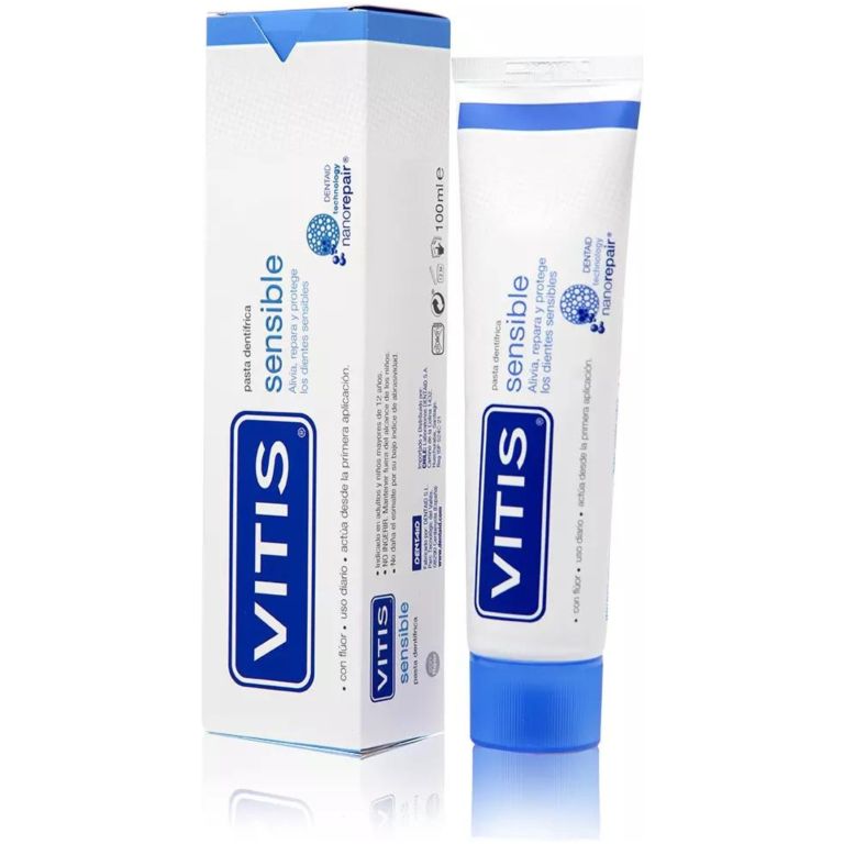 vitis pasta dental sensitive repara y protege 100 ml
