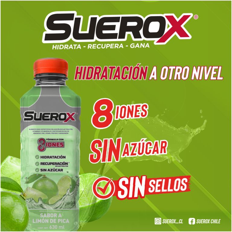 pack suerox 06 bebidas hidratantes limón de pica 630ml c/u