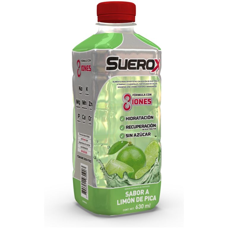 pack suerox 06 bebidas hidratantes limón de pica 630ml c/u
