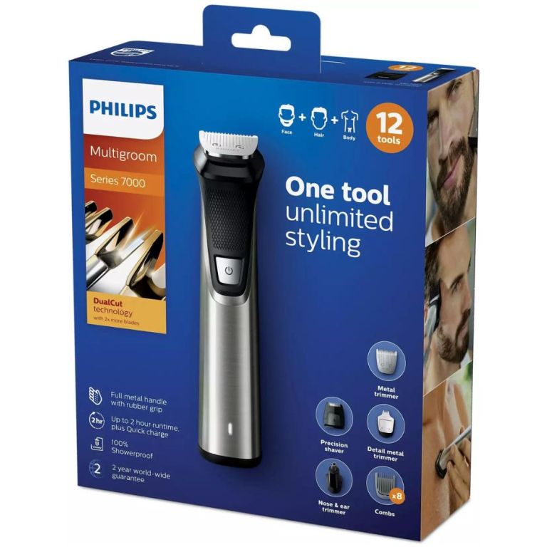Philips Recortador Multigroom Series 7000 12 en 1