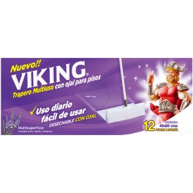 Viking Trapero Húmedo Multiuso De Uso Diario 12un