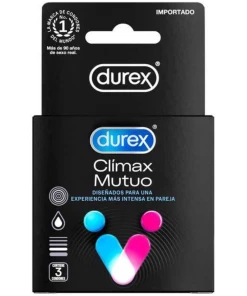 Durex Climax Mutuo Condones Preservativos 3 Unidades