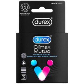 Durex Climax Mutuo Condones Preservativos 3 Unidades