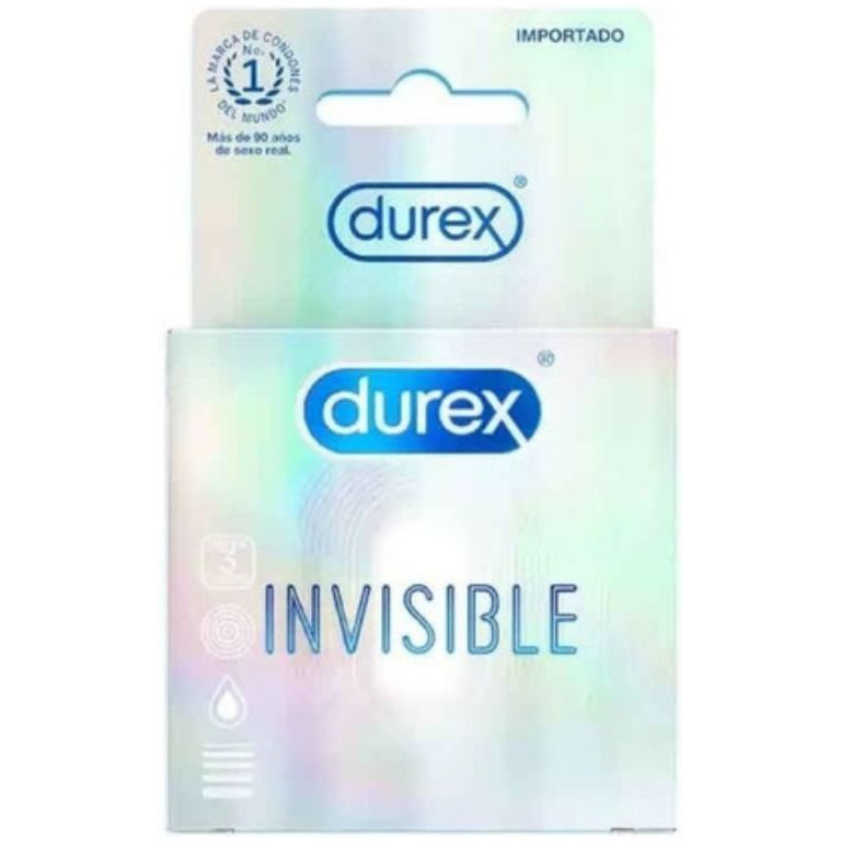 durex invisible condones preservativos 3 unidades