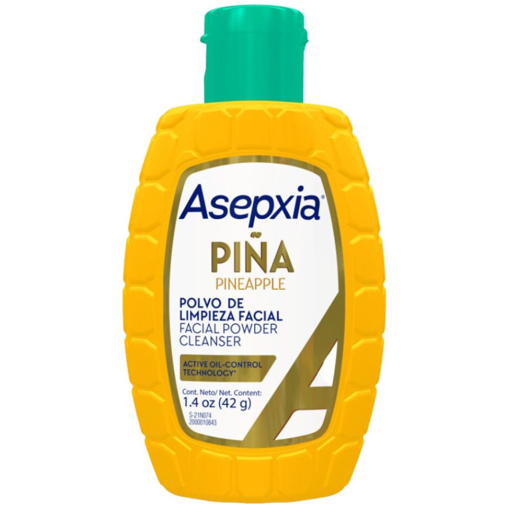 Asepxia Piña Polvo Limpiador Facial 42 g