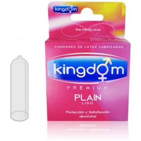 Kingdom Condones Premium Liso Resistente 3 unid - Imagen 2