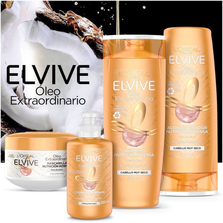 loreal elvive Óleo extraordinario coco crema para peinar