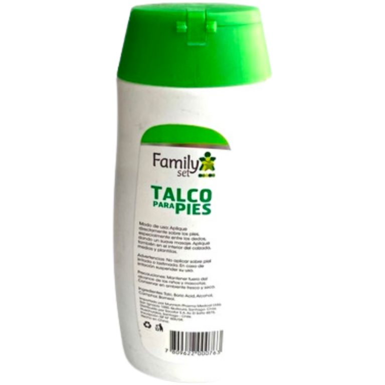 family set talco para pies desodorante antitranspirante 200g