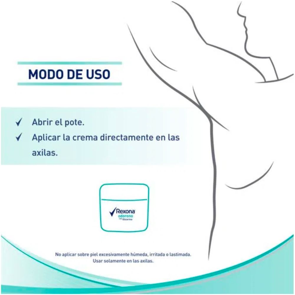 rexona odorono antitranspirante en crema 60g
