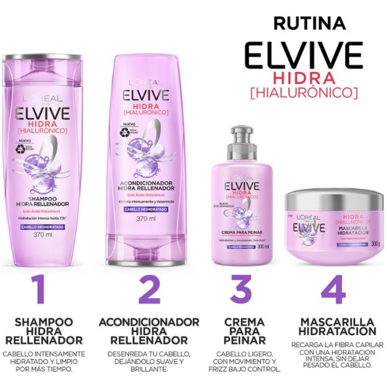 loreal elvive hidra hialurónico crema para peinar