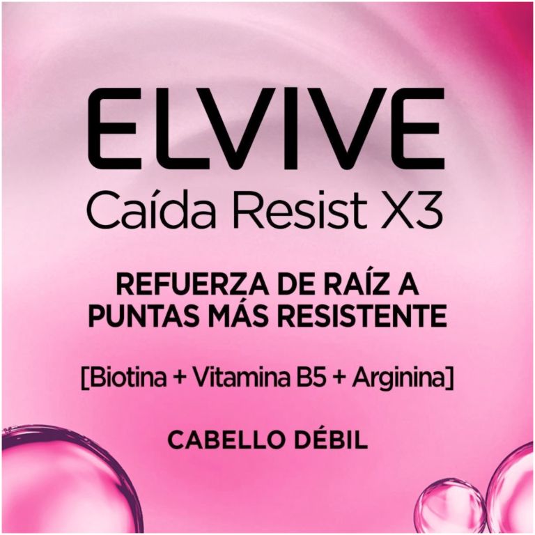 loreal elvive caída resist x3 crema para peinar