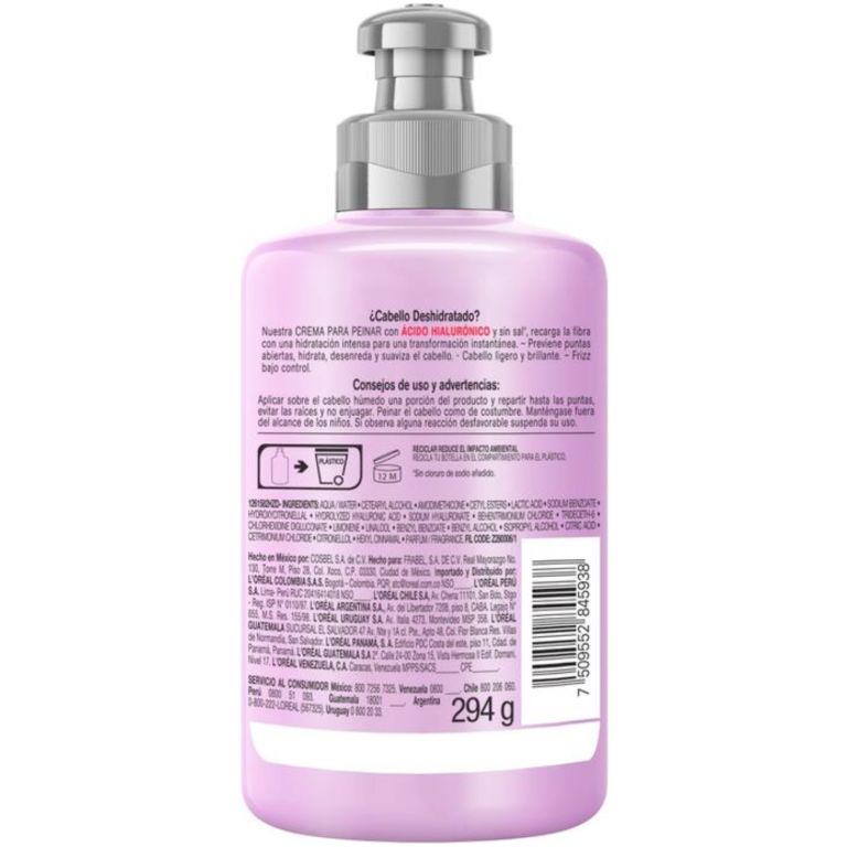 loreal elvive hidra hialurónico crema para peinar