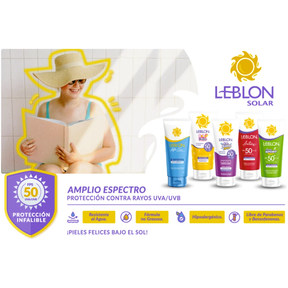 Leblon Protector Solar Baby &Amp; Kids Fps50 190 Gr - Imagen 3