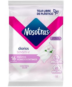 Pañitos Húmedos Íntimos Nosotras Sensiti-V 16un