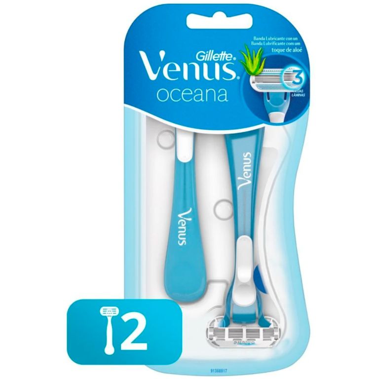 Máquina de Afeitar Oceana Gillette Venus Mujer 2 un