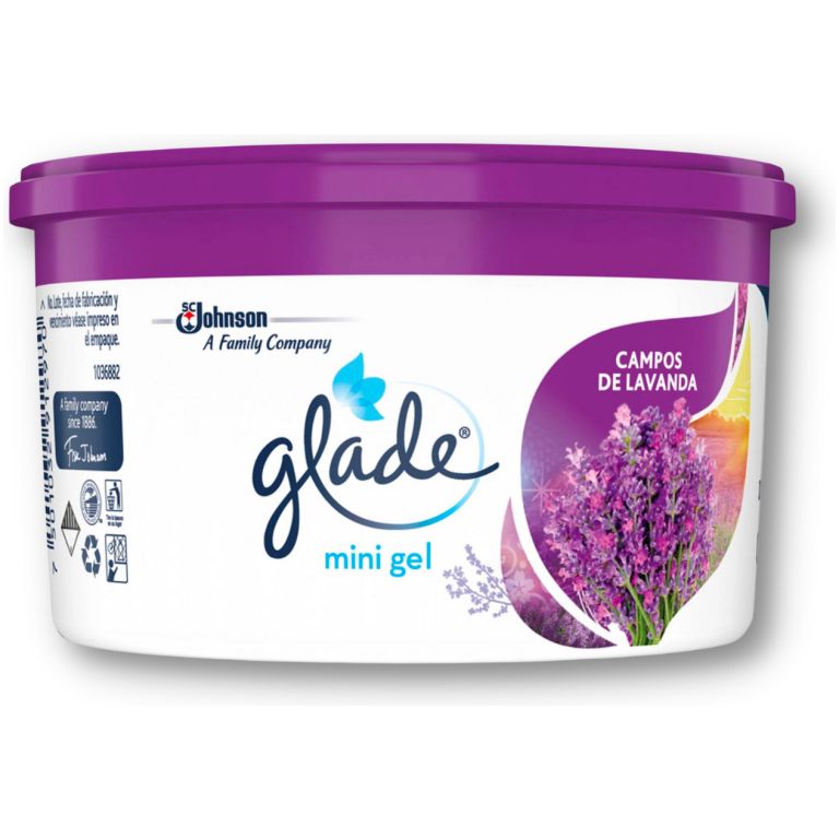 pack 2 glade gel aromatizante campos de lavanda 70g