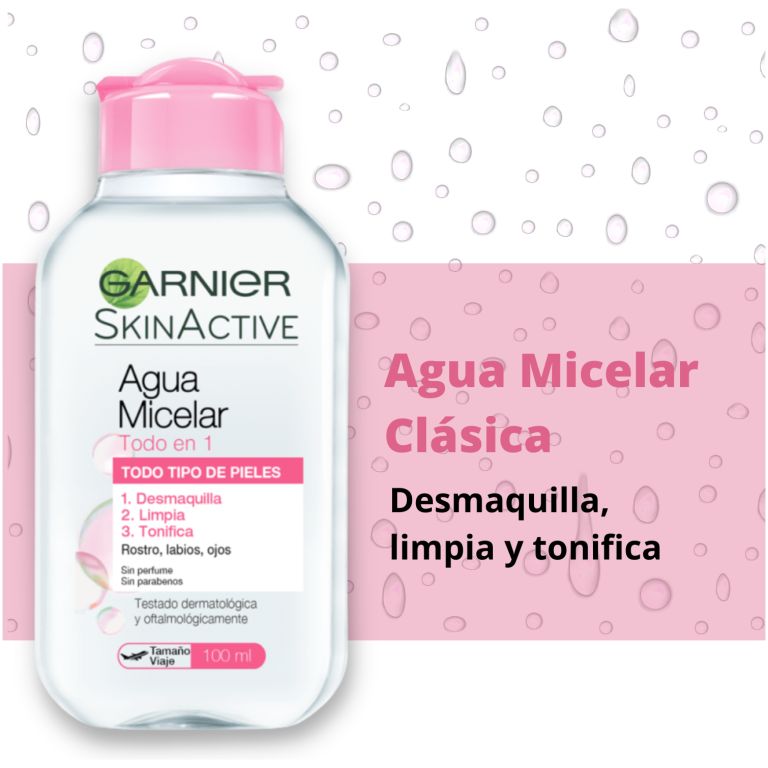 garnier skin active agua micelar todo en 1 100 ml