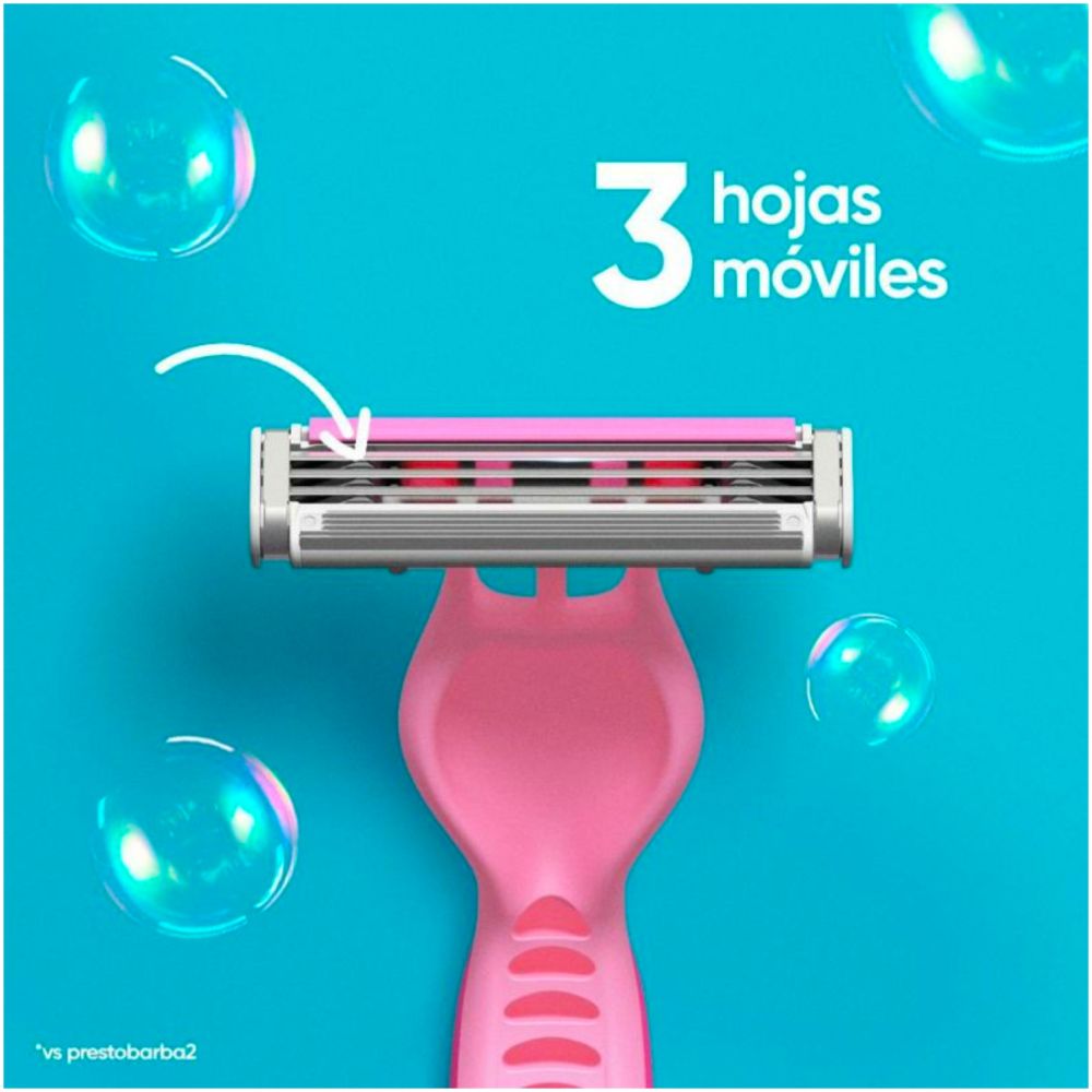 Máquina De Afeitar Suave Gillette Venus Mujer 4 Un - Imagen 4