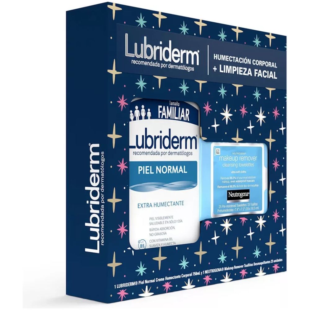 Pack Lubriderm Crema Piel Normal 750 Ml + Toallitas