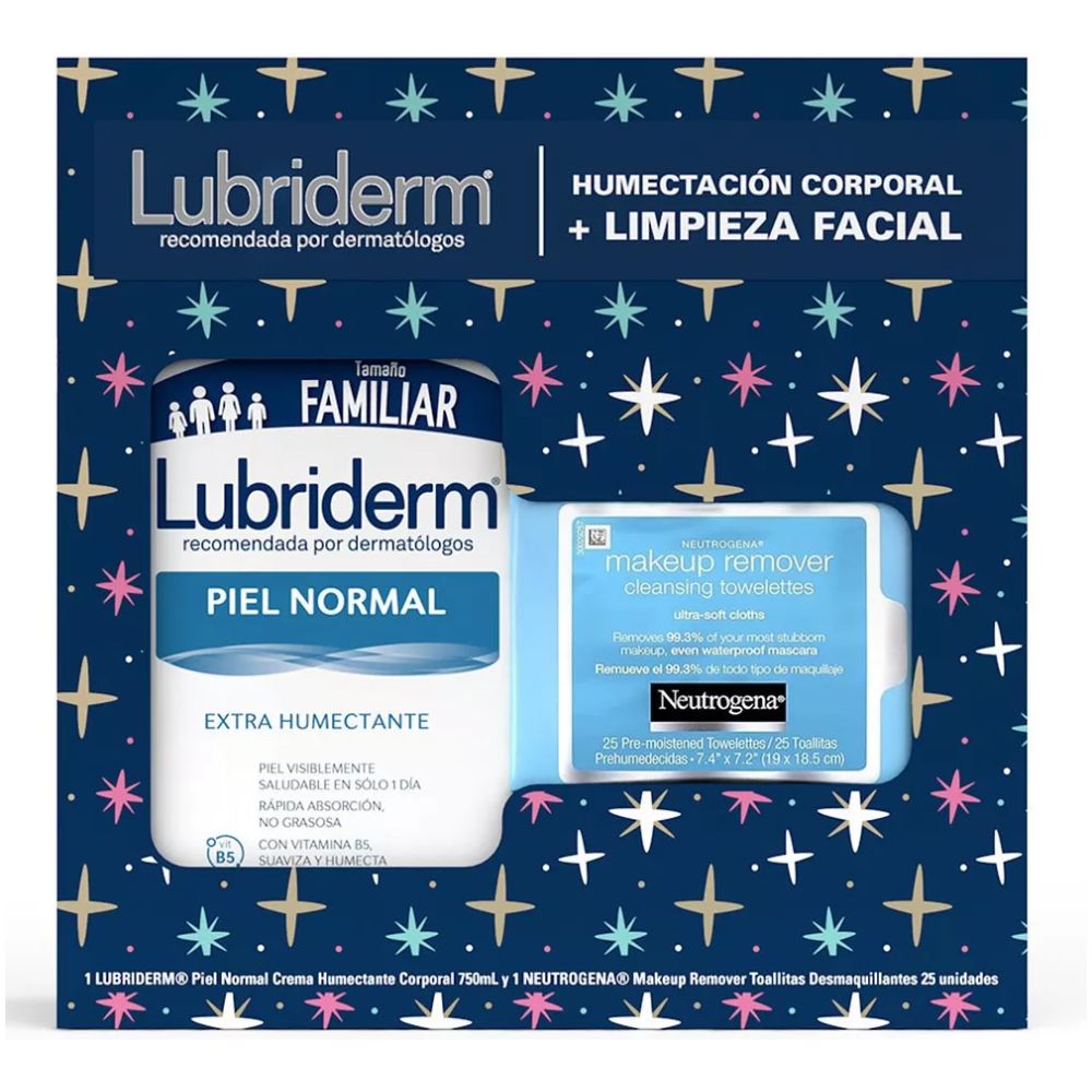 Pack Lubriderm Crema Piel Normal 750 Ml + Toallitas