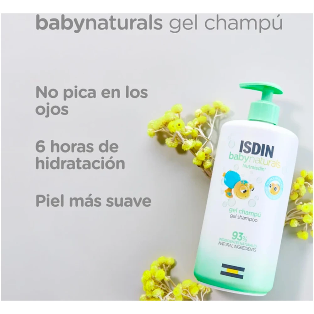 Isdin Gel Shampoo Baby Naturals Nutraisdin 400 Ml - Imagen 5