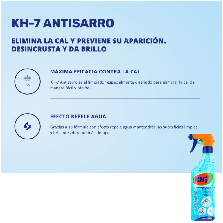 kh-7 limpiador antisarro pulverizador 750 ml