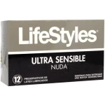 Lifestyles Ultra Sensible Nuda Condones Preservativos 12 un - Imagen 2
