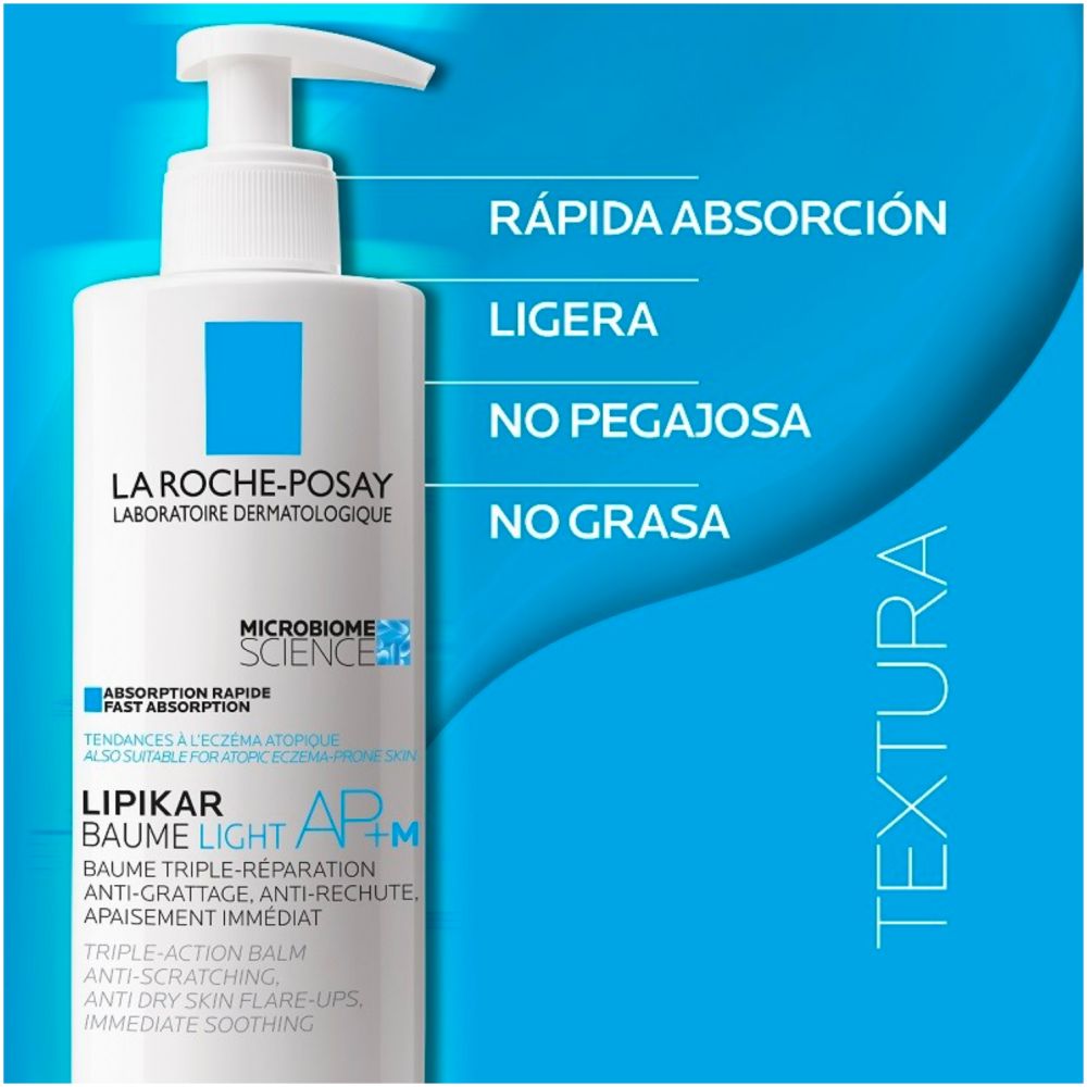 Balsamo Hidratante La Roche-Posay Lipikar Baume Ap+M 400Ml - Imagen 6