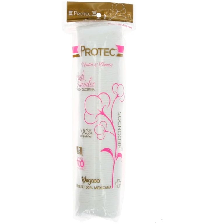 pack 02 petalos de algodon multiuso redondo protec 100u c/u