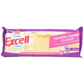 Trapero Húmedo Excell Clasico Lavanda 10un