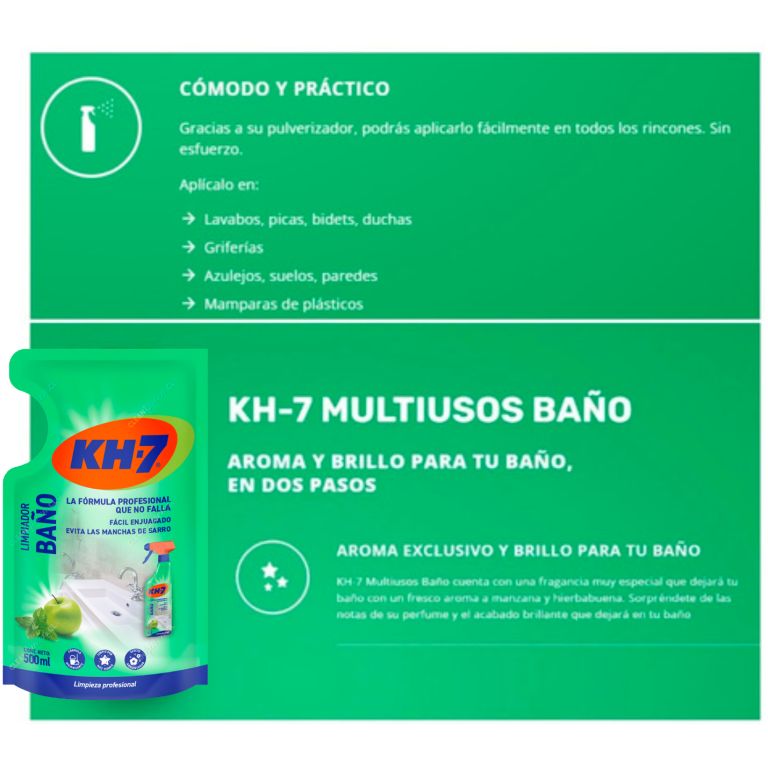 kh-7 limpiador de baños doypack 500 ml