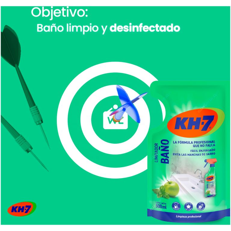 kh-7 limpiador de baños doypack 500 ml