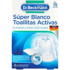 Dr. Beckmann Super Blanco Toallitas Activas 15 toallitas