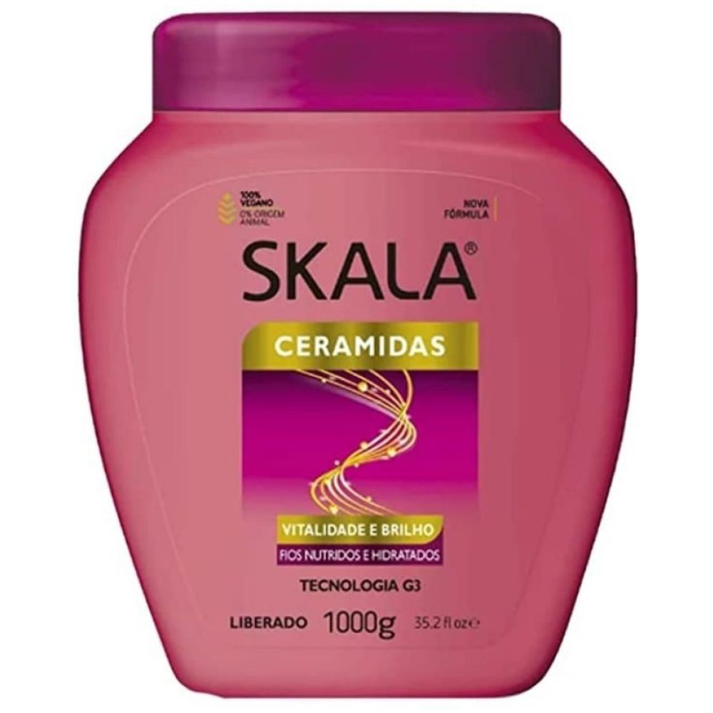 Skala Mascara Capilar Ceramidas Vitalidad Y Brillo 1000 G