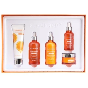 Kit Cuidado Facial Flamenco Vitamina C