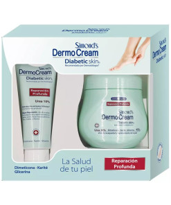 Pack Simonds Dermocream Crema Diabetic Skin 400 g + 80 ml