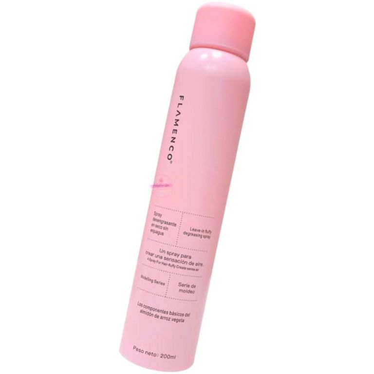 flamenco shampoo desengrasante spray en seco 200 ml