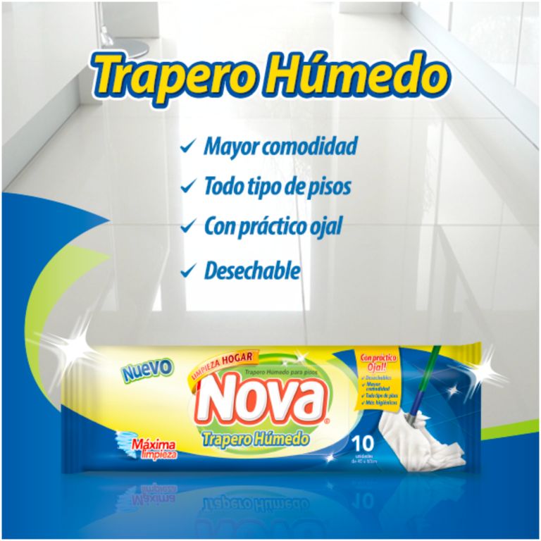 nova trapero humedo todo tipo de pisos 10 unidades