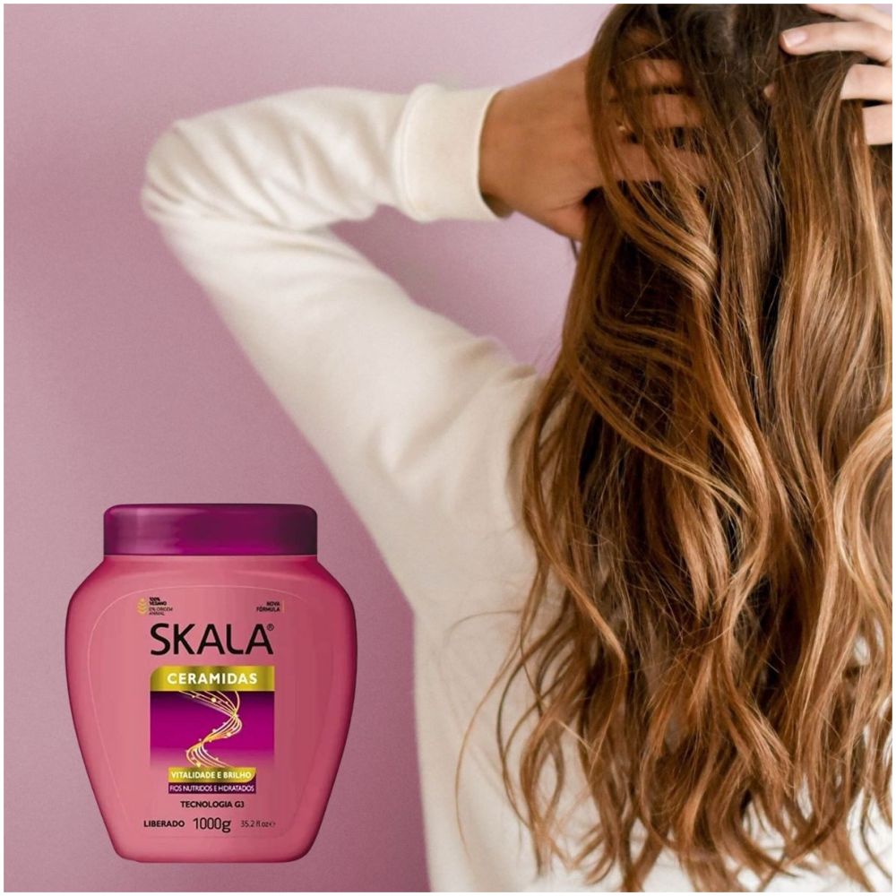 Skala Mascara Capilar Ceramidas Vitalidad Y Brillo 1000 G - Imagen 2