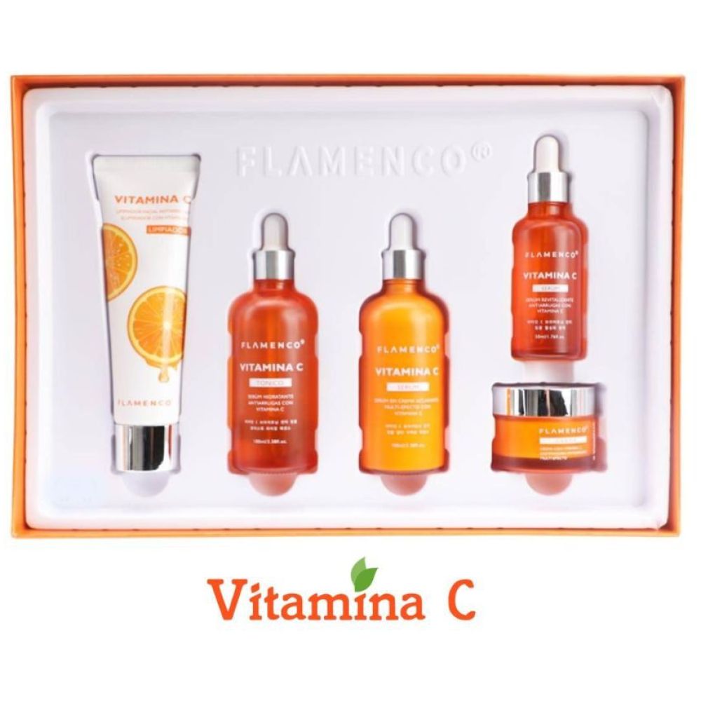 Kit Cuidado Facial Flamenco Vitamina C - Imagen 2