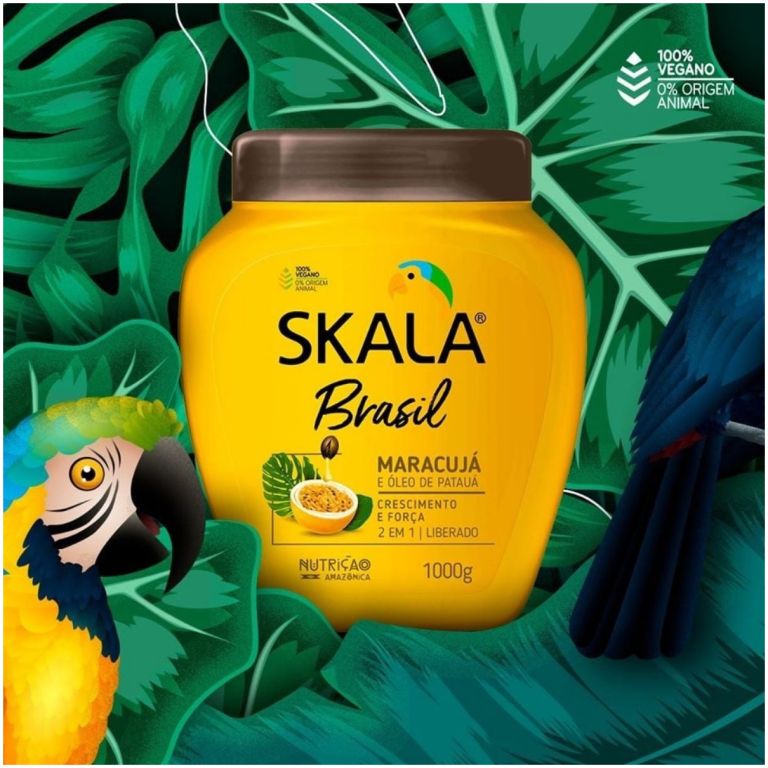 skala brasil mascara capilar 2 en 1 maracuya 1000 g