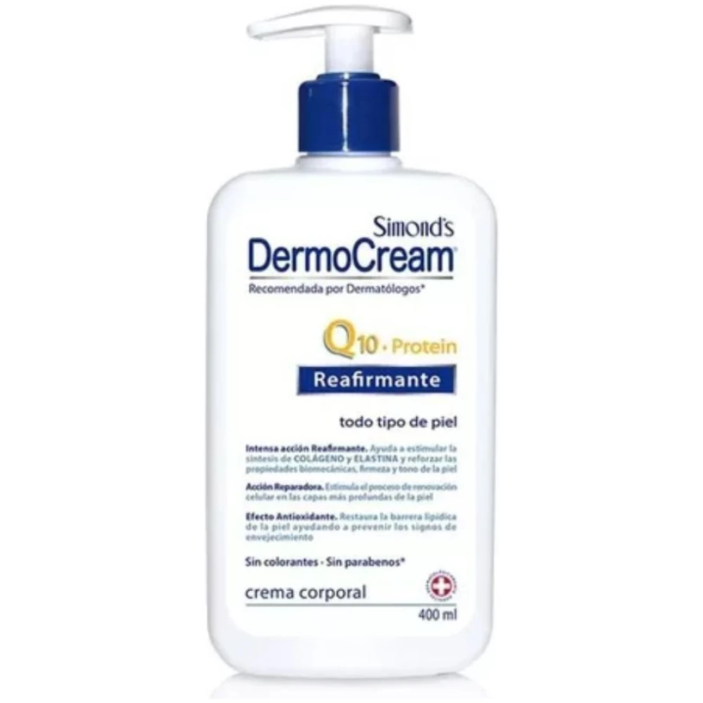 Pack Simonds Dermocream Crema Reafirmante Q10 400 + 150Ml - Imagen 2