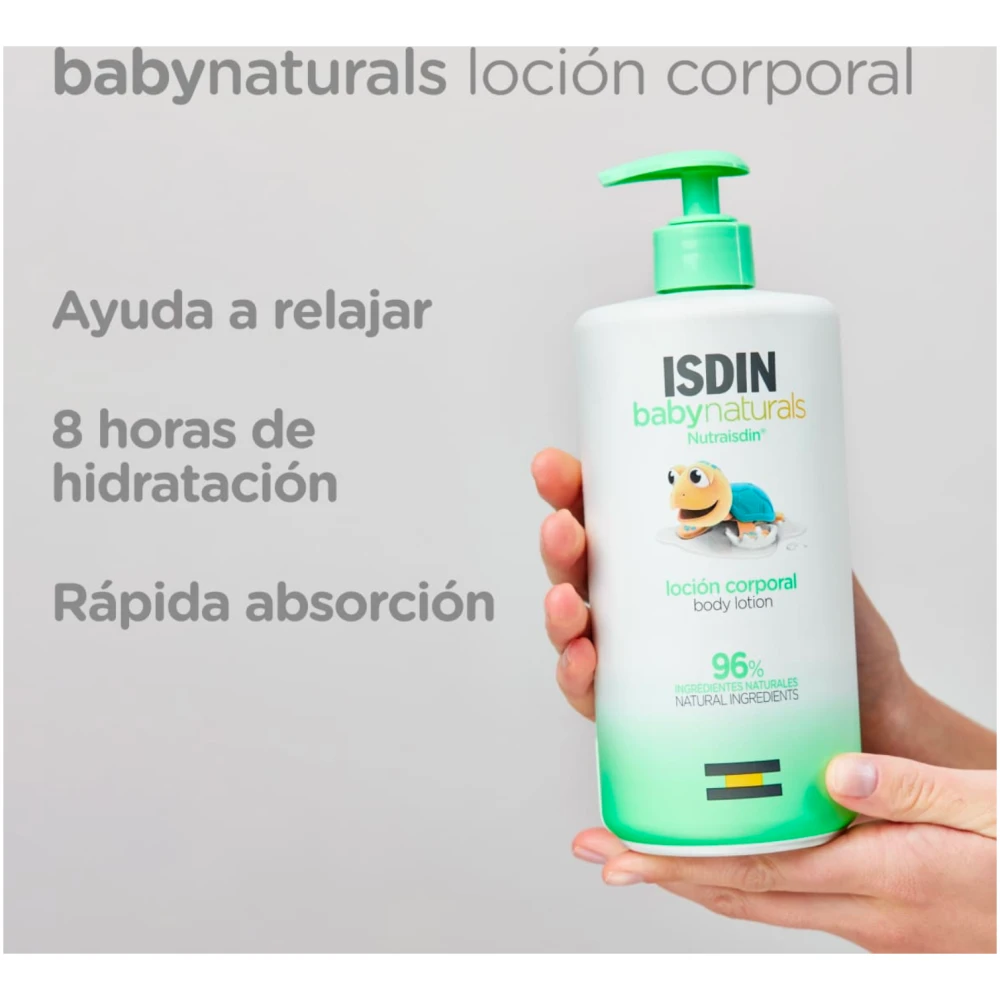 Isdin Baby Naturals Locion Hidratante Corporal 400 Ml - Imagen 3