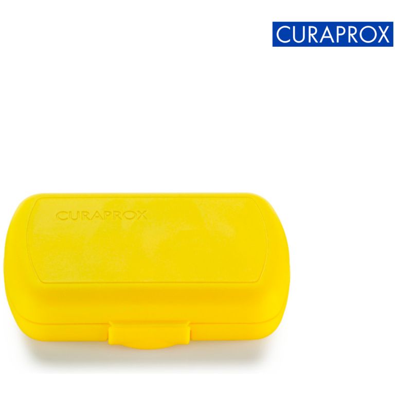 curaprox set de viaje color amarillo