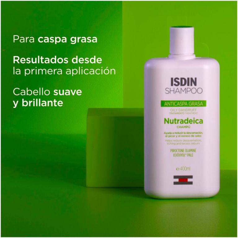 isdin shampoo anticaspa grasa nutradeica 200 ml