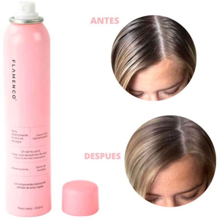 flamenco shampoo desengrasante spray en seco 200 ml