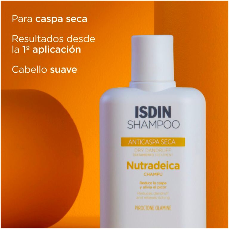 isdin shampoo anticaspa seca nutradeica 200 ml