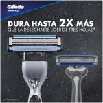 Gillette Repuestos Para Afeitar Mach 3 - 8 cartuchos - Imagen 3