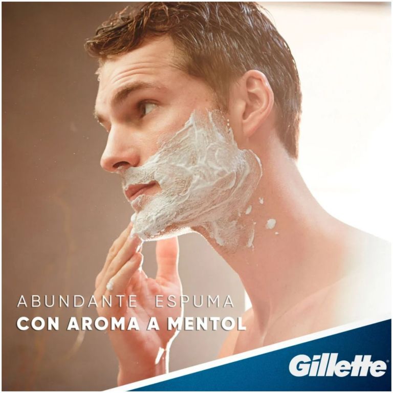 gillette espuma de afeitar foamy piel sensible 322 ml