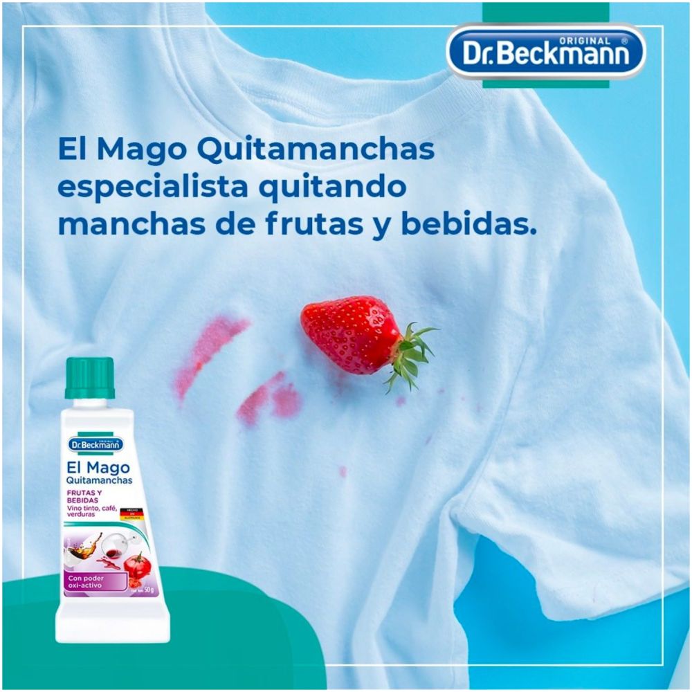 Dr. Beckmann El Mago Quitamanchas Frutas Y Bebidas 50 Ml - Imagen 3